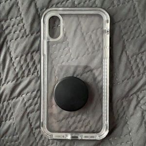 Tech21 case with pop socket